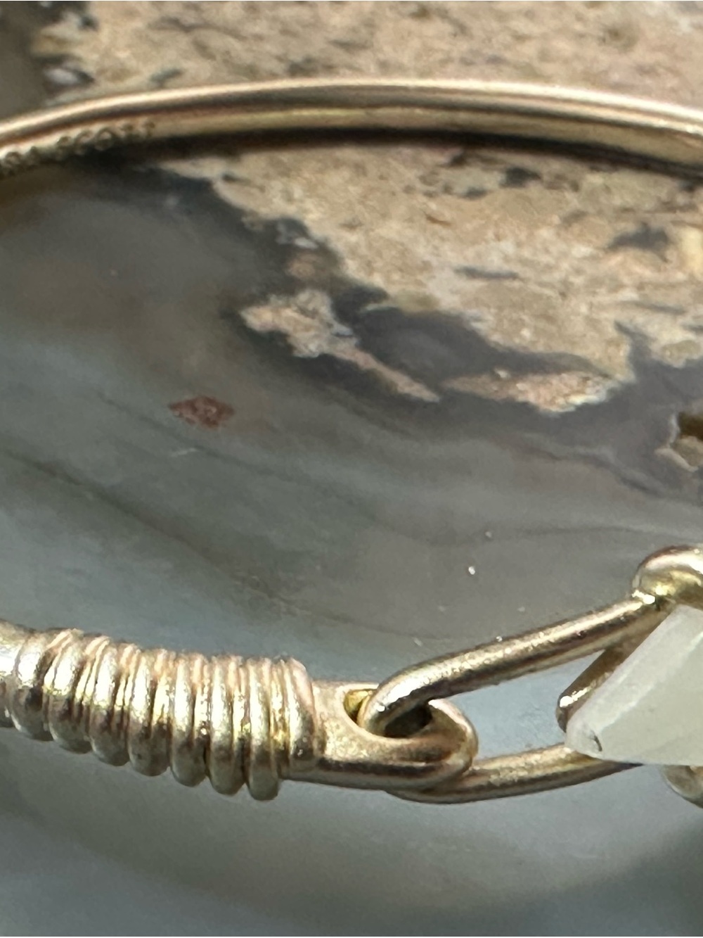 New kendra Scott Iridescent Crystal Bangle Bracelet - Picture 4 of 4